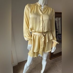 RAMY Brook Alexander Dress, color daffodil, size M.